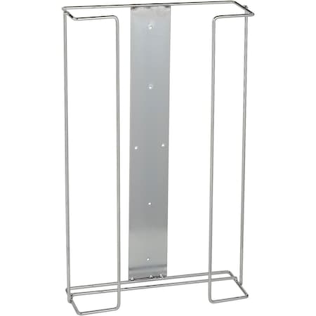 Global Industrial Wire Steel Quadruple Glove Box Holder, 11-15/16W x 3-13/16D x 19H B2187696